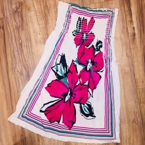Smocked Floral Babydoll Top